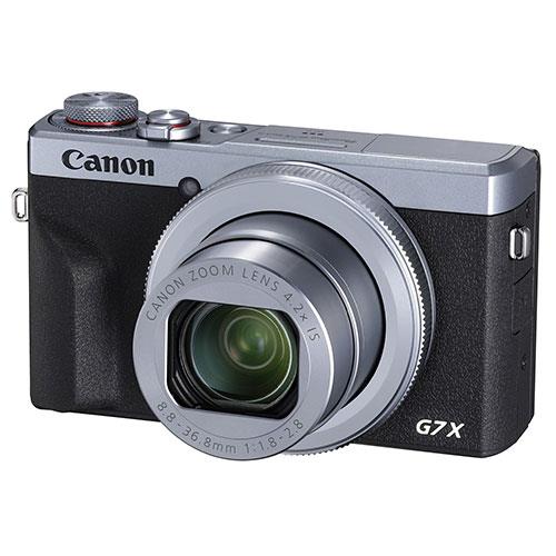PowerShot G7 X Mark III Digital Camera in Silver Product Image (Secondary Image 2)