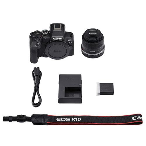 EOS R10 Mirrorless Camera with RF-S 18-45mm F4.5-6.3 IS STM Lens Product Image (Secondary Image 5)