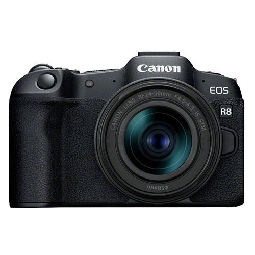 EOS R8 Mirrorless Camera with RF 24-50mm IS STM Lens Product Image (Primary)