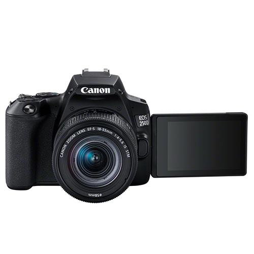 EOS 250D Digital SLR in Black with 18-55mm IS Lens Product Image (Secondary Image 4)
