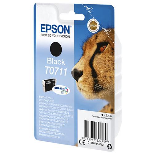 Black T0711 Ink Cartridge Product Image (Primary)