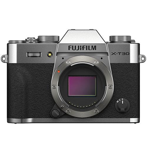 X-T30 II Mirrorless Camera Body in Silver Product Image (Primary)