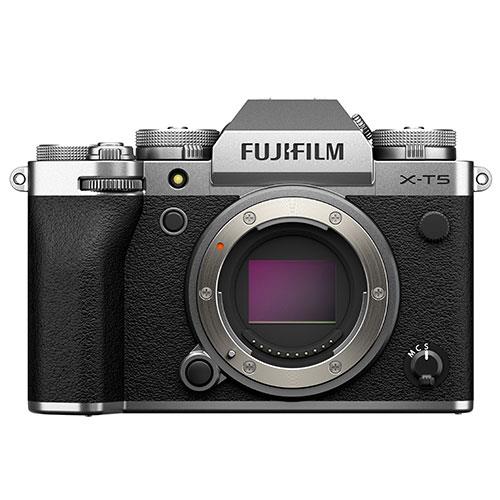 X-T5 Mirrorless Camera Body in Silver Product Image (Primary)