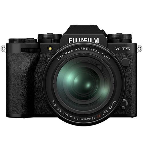 Buy Fujifilm X-T5 Mirrorless Camera in Black with XF16-80mm F4 R