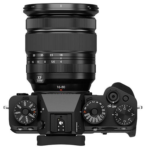 X-T5 Mirrorless Camera in Black with XF16-80mm F4 R OIS WR Lens Product Image (Secondary Image 4)