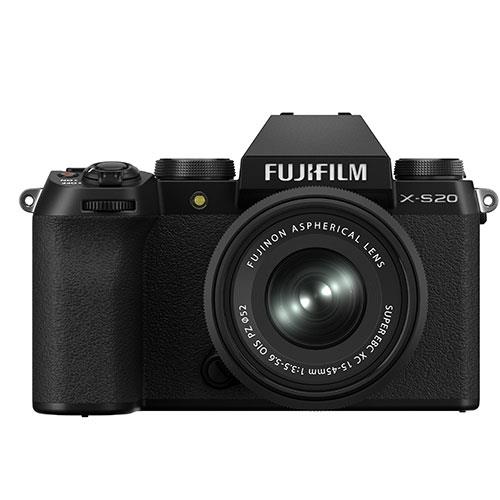 X-S20 Mirrorless Camera in Black with XC15-45mm F3.5-5.6 OIS PZ Lens Product Image (Primary)