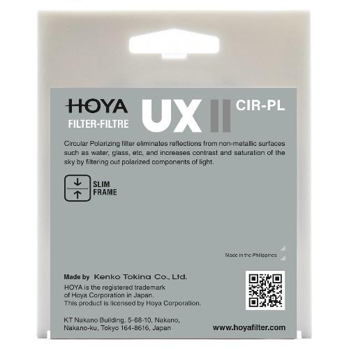 HOYA 40.5MM UX II PL-CIR Product Image (Secondary Image 1)