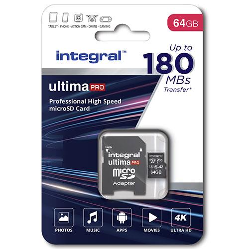 microSD 64GB 180MB/S Memory Card  Product Image (Primary)