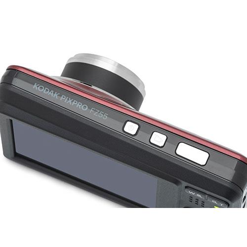 PIXAPRO FZ55 Digital Camera in Red Product Image (Secondary Image 2)