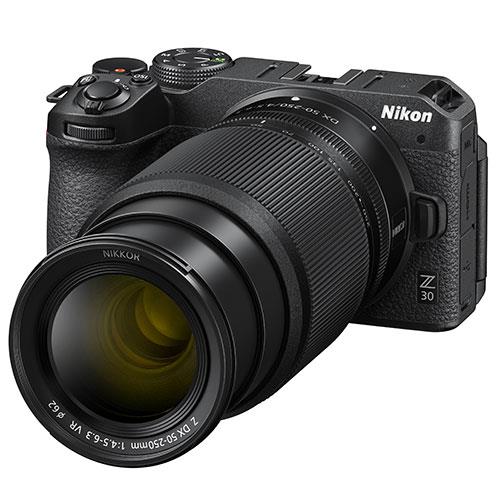 Z 30 Mirrorless Camera with DX 16-50mm and 50-250mm VR Lenses Product Image (Secondary Image 7)