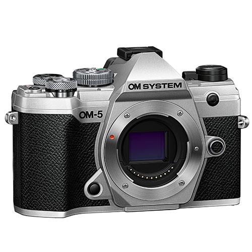 OM-5 Mirrorless Camera Body in Silver Product Image (Primary)