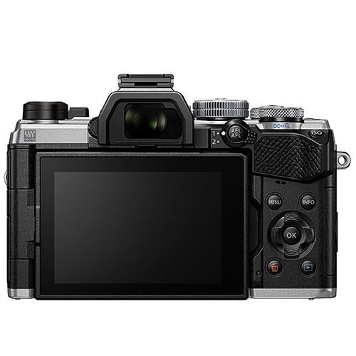 OM-5 Mirrorless Camera in Silver with 12-45mm F4 Pro Lens Product Image (Secondary Image 1)