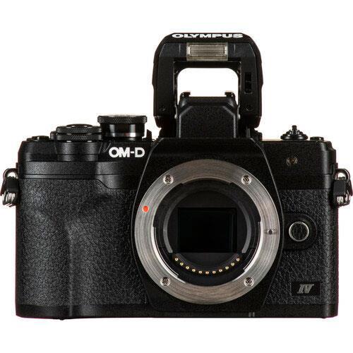 OM-D E-M10 Mark IV Mirrorless Camera Body in Black Product Image (Secondary Image 4)
