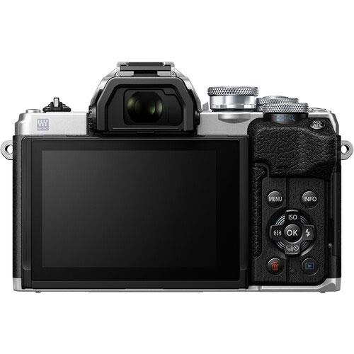 OM-D E-M10 Mark IV Mirrorless Camera Body in Silver Product Image (Secondary Image 1)
