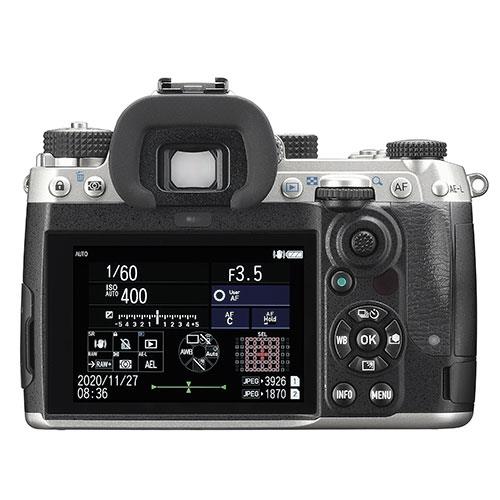 K-3 Mark III Digital SLR Body in Silver Product Image (Secondary Image 1)