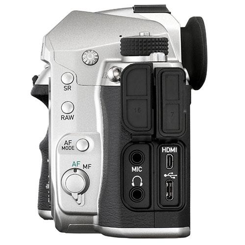 K-3 Mark III Digital SLR Body in Silver Product Image (Secondary Image 3)