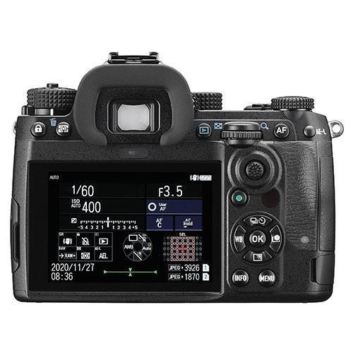 K-3 Mark III Digital SLR Body in Black with Grip and Spare Battery Product Image (Secondary Image 2)