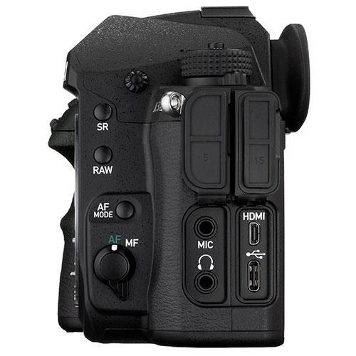 K-3 Mark III Digital SLR Body in Black with Grip and Spare Battery Product Image (Secondary Image 4)