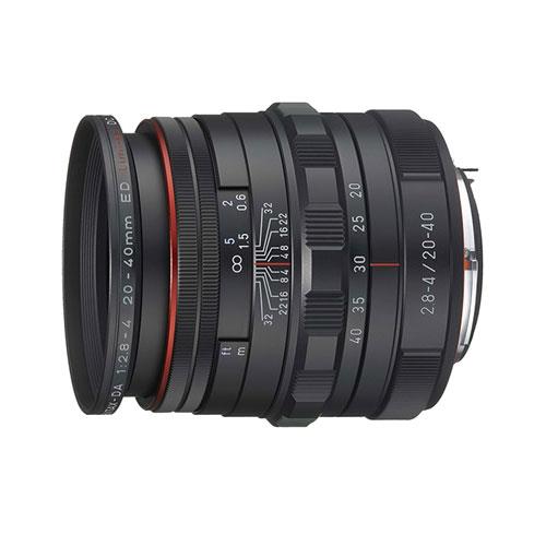 HD DA 20-40 F2.8-4 Lens in Black Product Image (Primary)