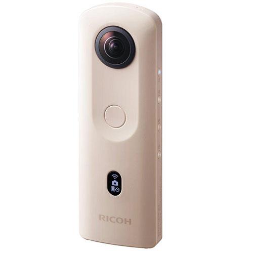 Theta SC2 360 Action Camera in Beige Product Image (Secondary Image 1)