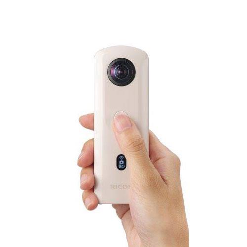 Theta SC2 360 Action Camera in Beige Product Image (Secondary Image 2)