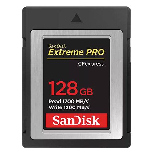 SanDisk Extreme Pro CFexpress 128GB 1700MB/s Type B Memory Card  Product Image (Primary)