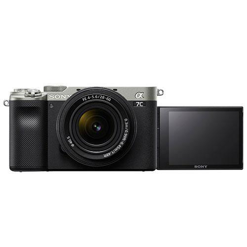 a7C Mirrorless Camera in Silver with FE 28-60mm F4-5.6 Lens Product Image (Secondary Image 1)