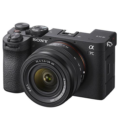 a7C II Mirrorless Camera in Black with FE 28-60mm F4-5.6 Lens Product Image (Secondary Image 1)