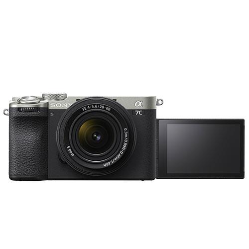 a7C II Mirrorless Camera in Silver with FE 28-60mm F4-5.6 Lens Product Image (Secondary Image 2)