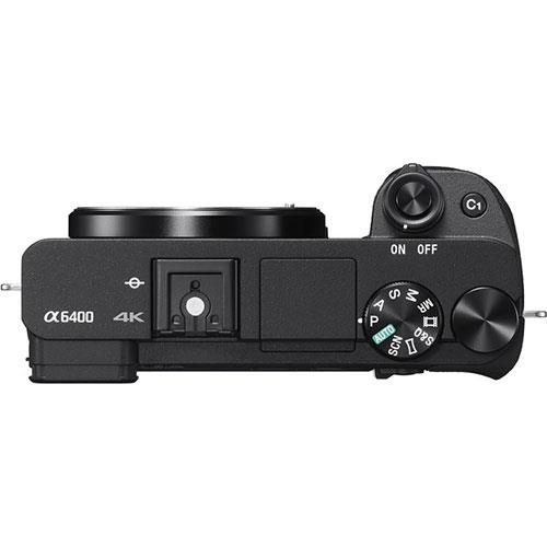 A6400 Mirrorless Camera Body in Black Product Image (Secondary Image 5)