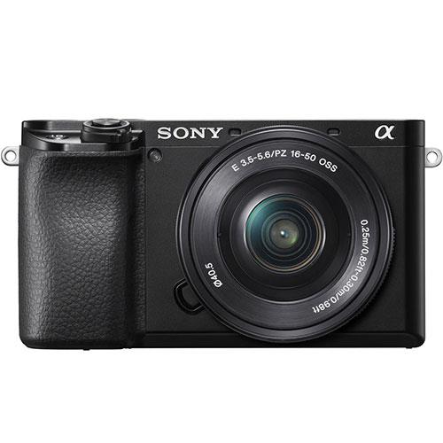 A6100 Mirrorless Camera in Black with 16-50mm f/3.5-5.6 OSS Lens Product Image (Primary)