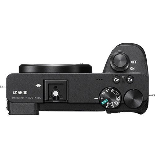 A6600 Mirrorless Camera Body in Black Product Image (Secondary Image 5)