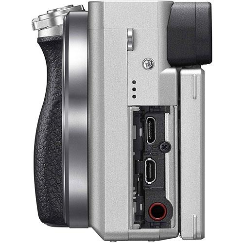 A6100 Mirrorless Camera in Silver with 16-50mm f/3.5-5.6 OSS Lens Product Image (Secondary Image 3)