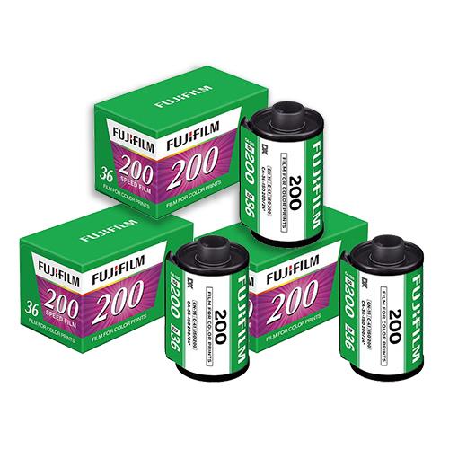 Buy Fujifilm 200 35mm Colour Film 36 Exposures Pack of 3 - Jessops