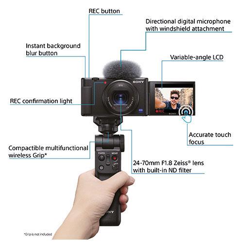 ZV-1 Compact Vlogger Camera Creator Kit Product Image (Secondary Image 4)