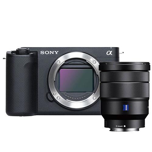 ZV-E1 Mirrorless Vlogger Camera Body with FE 16-35mm F4 Lens Product Image (Primary)