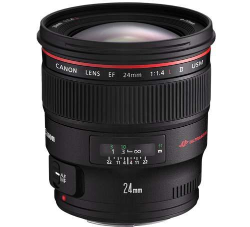 Canon EF 24mm f1.4L MKII USM Lens