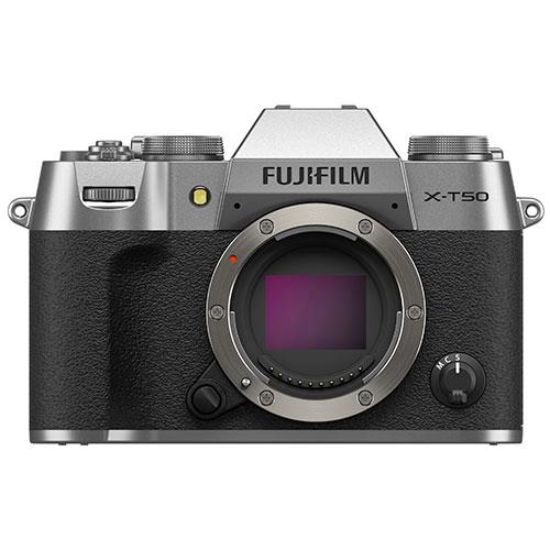 Fujifilm X-T50 Mirrorless Camera Body in Silver