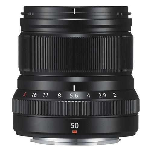 Fujifilm XF50mm f/2.0 R WR Lens in Black