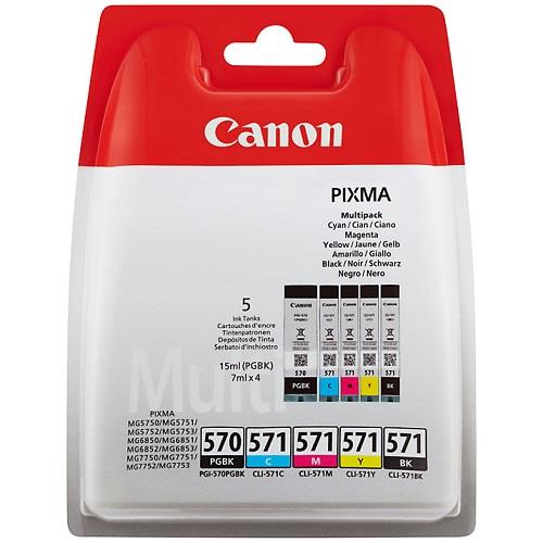 Canon PGI-570/CLI-571 Ink Cartridge Multipack