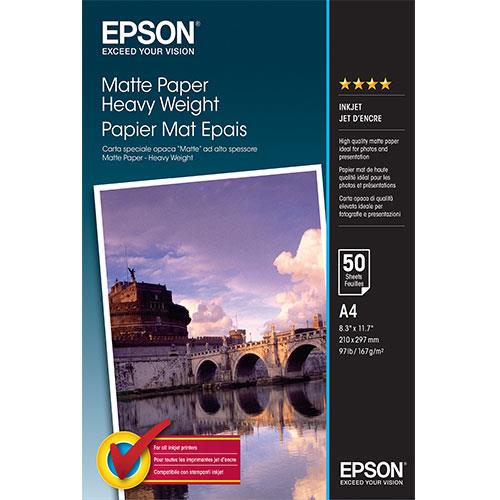 Epson Matte Paper Heavyweight A4 - 50 Sheets