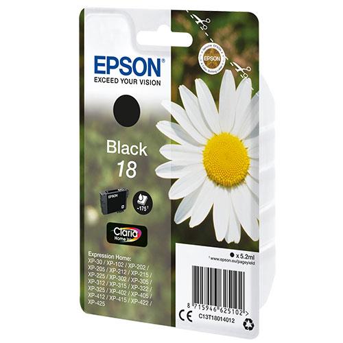 Epson Black 18 Claria Ink Cartridge