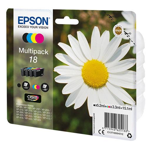 Epson Multipack 18 Claria Ink Cartridges