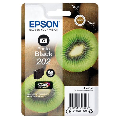 Epson 202 Photo Black Claria Premium Ink