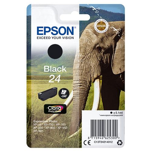 Epson 24 Black Claria Photo HD Ink
