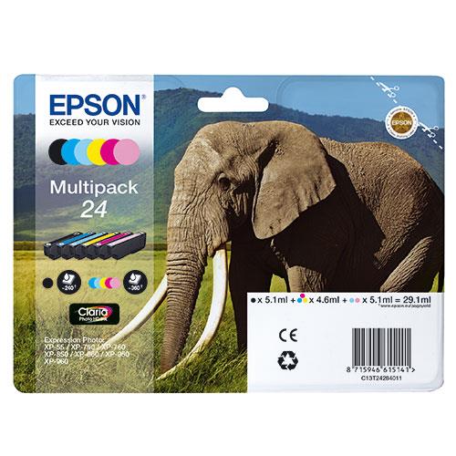 Epson 24 Claria Photo HD 6-Colour Ink MultiPack