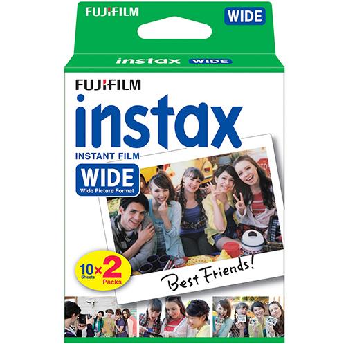 instax Instant Colour Film Wide Twin Pack (20 Shots)