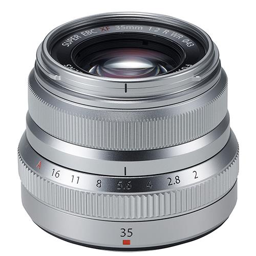 Fujifilm XF35mm f/2.0 R WR Lens in Silver