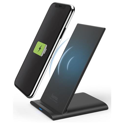 Hama QI-FC10S Wireless Charger Stand in Black