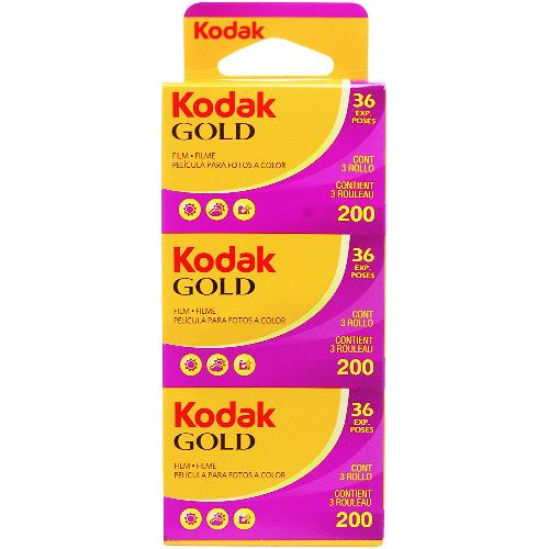 Kodak Gold 200 GB 135-36 Film - 3 Pack